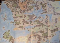 Forgotten Realms : Campaign Setting, Dungeons and Dragons 3E Hardcover 2001 Map