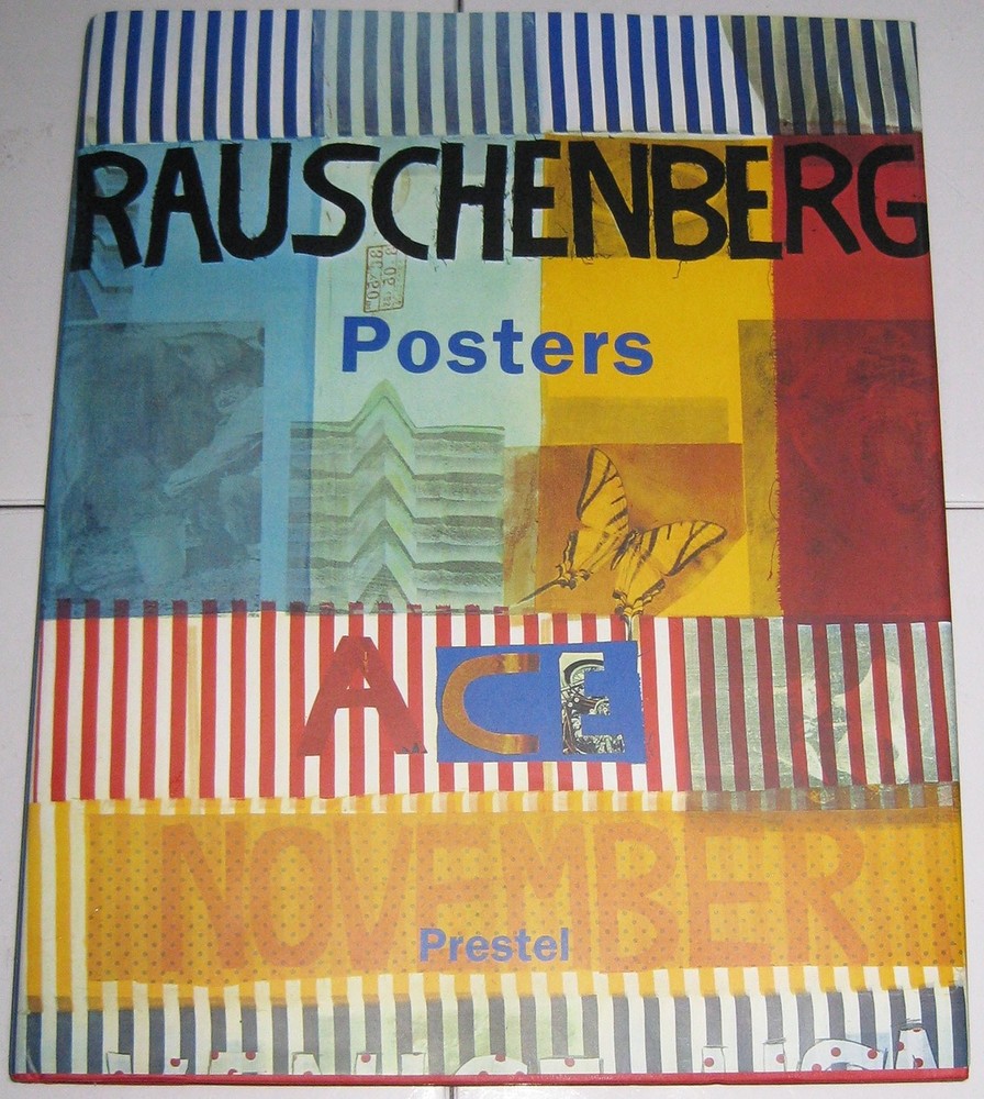 Rauschenberg Posters (German Edition) (Bilingual) hardback, 9.75 in. X 12 in.