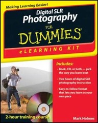 Digital SLR Photography eLearning Kit For Dummies – Paperback – GOOD