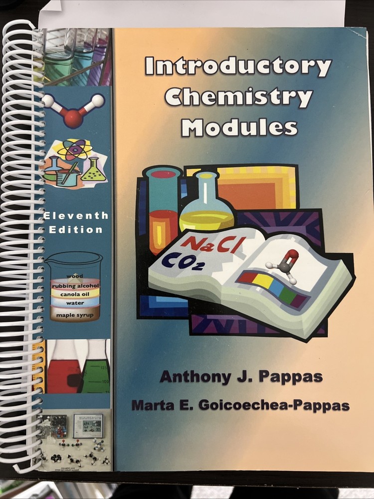 Introductory Chemistry Modules Spiralbound