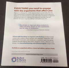 Everything’s an Argument 10th Ed. 1st Print 2026 PB