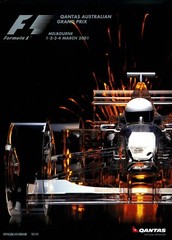 PROGRAM: QANTUS AUSTRALIAN GRAND PRIX MELBOURNE MARCH 2001, 194 PAGES / PPD