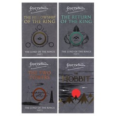 The Hobbit and The Lord of the Rings by J.R.R Tolkien 4 Books – Ages 14-16 – PB