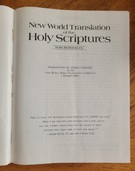 Kingdom Interlinear, Insight on the Scriptures, New World Translation Ref. Ed.