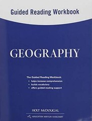 Geography: Guided Reading Workbook – Paperback By HOLT MCDOUGAL – VERY GOOD