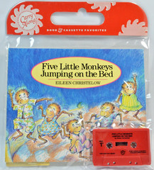 Five Little Monkeys Jumping on the Bed Book and Cassette by Eileen Christelow