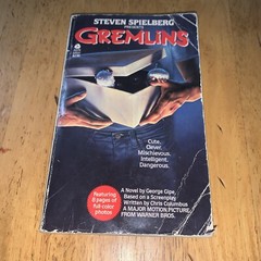 1984 First Edition Printing Gremlins Steven Spielberg Movie Paperback Book!
