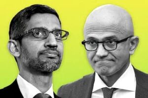 Google’s Sundar Pichai In ‘The Hundred’, With Microsoft’s CEO Satya Nadella.