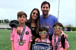 Messi’s Three Sons Win Trophies in One Day, Chiro’s Incredible ‘Messi’ Goal