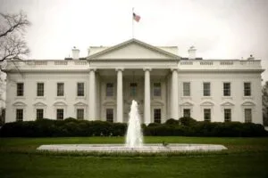 The White House in Washington as the US announces new economic measures against Iran amid ongoing protests.