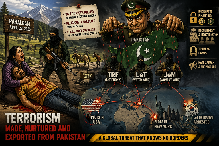 Pahalgam Massacre Exposes Expanding Terror Network Linked to Pakistan