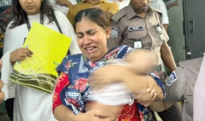 দেড় মাসের শিশু-সন্তানসহ কারাগারে পাঠানো হলো যুবনেত্রী শিল্পীকে