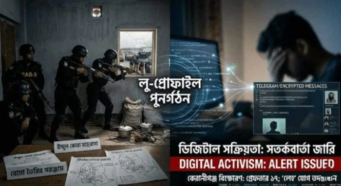 Bangladesh high-security alert and digital radicalization warning, April 2026.