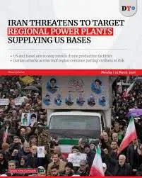 Ali Akbar Velayati warning of regional darkness if Iran's power plants are hit, April 2026.