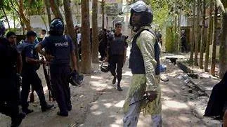High-security alert in Dhaka following extremist plot discovery, April 2026.
