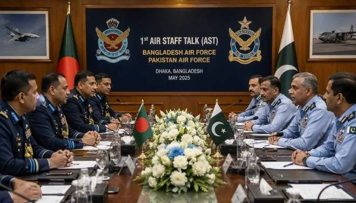 Bangladesh and Pakistan launched their first-ever Air Staff Talks in Dhaka amid growing regional security concerns.