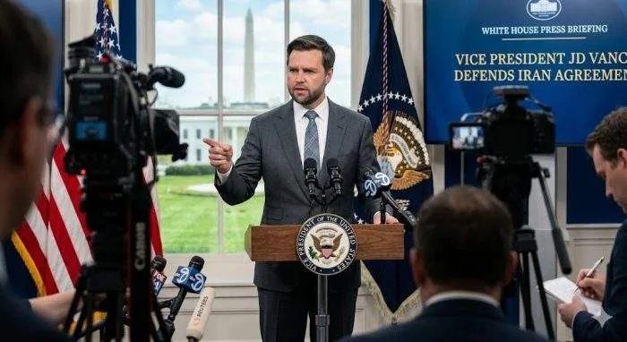 JD Vance White House Press Briefing US Iran Agreement 2026