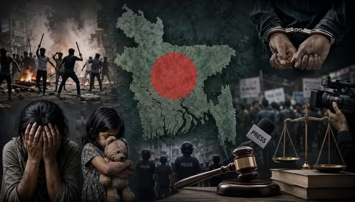 সহিংসতা ও মানবাধিকার সংকটে বিপর্যস্ত বাংলাদেশ