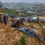 টানা বর্ষণে কক্সবাজারের রোহিঙ্গা শিবিরে ভূমিধস, নিহত ৯
