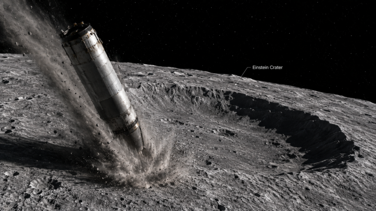 Abandoned SpaceX Rocket Stage Set to Crash Into the Moon