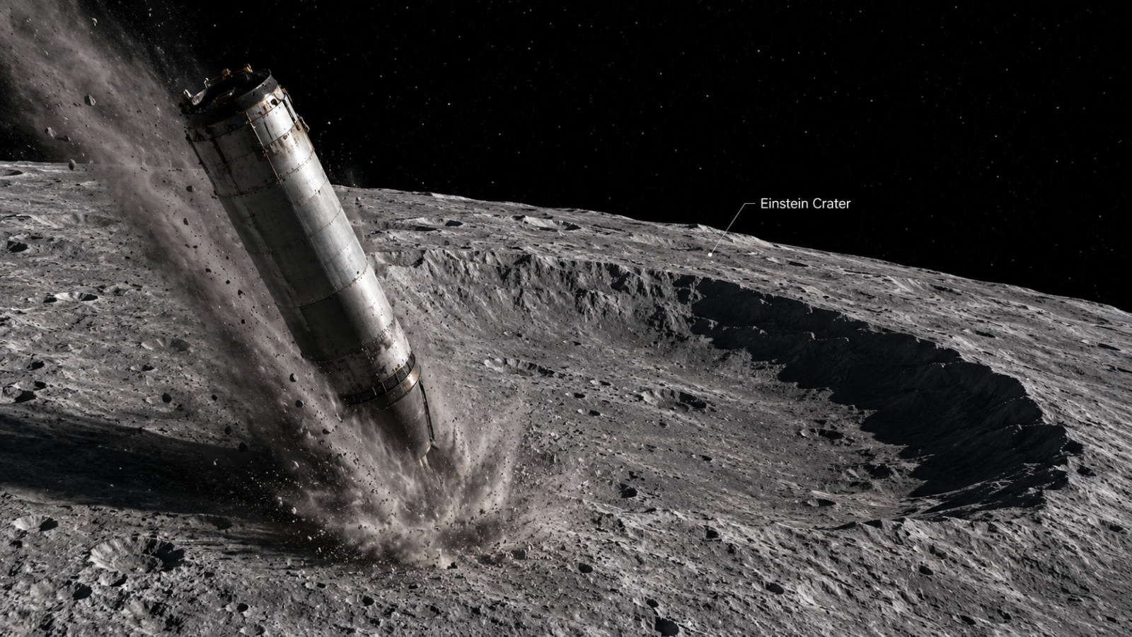 Moon☆ Abandoned SpaceX Rocket Stage Set to Crash Into the Moon - THE