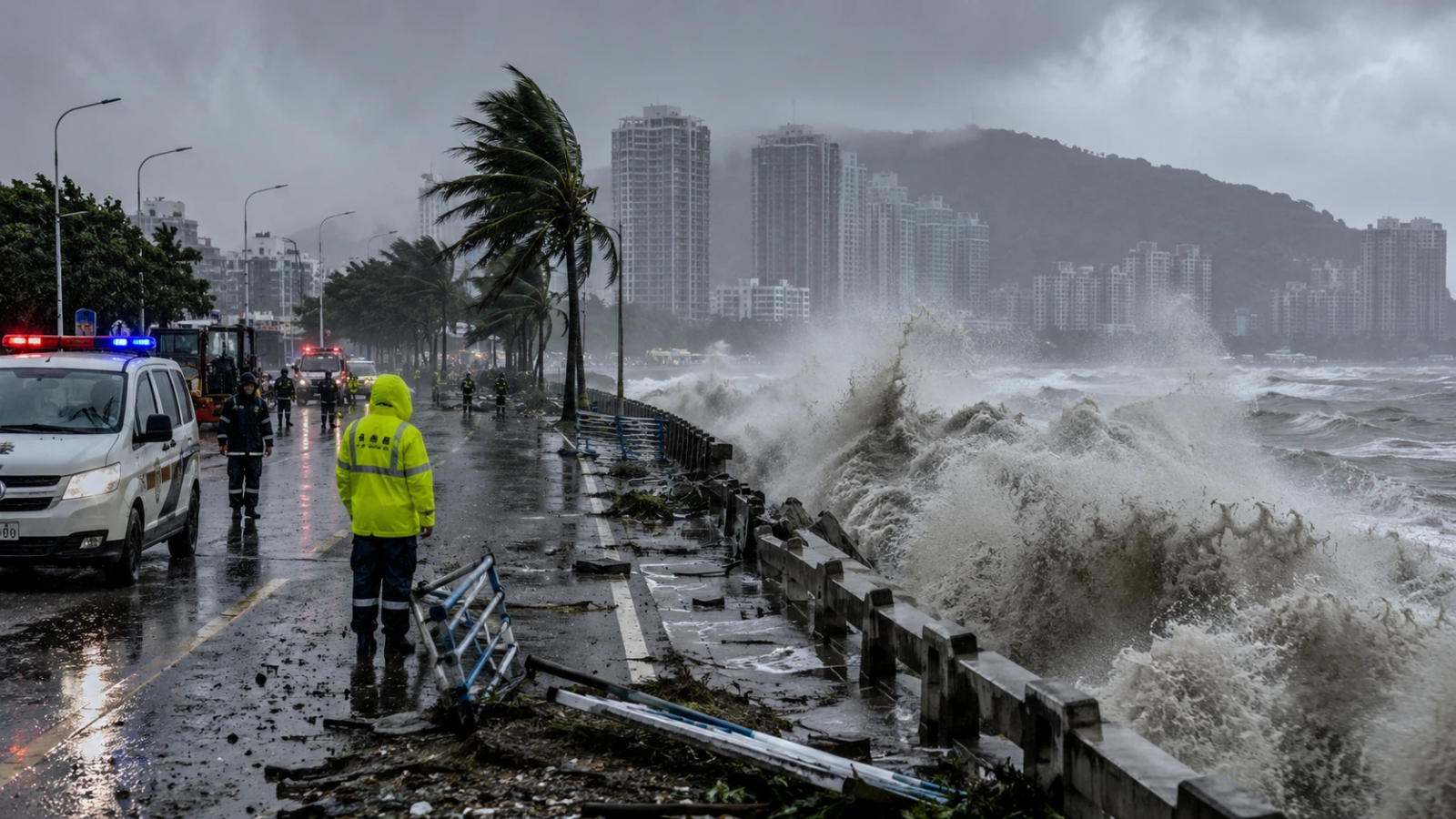 China Evacuates More Than One Million as Typhoon Dolphin Hits Eastern Coast