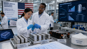 U.S. Turns to Salt-Based Batteries to Reduce Dependence on China