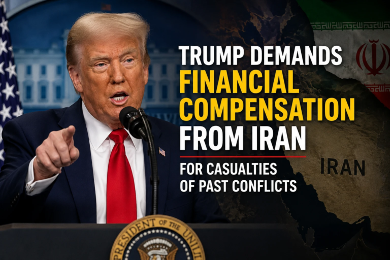 Trump Says US Will Seek Compensation From Iran