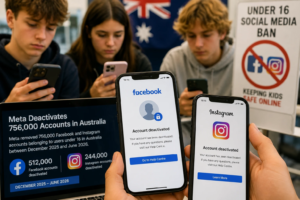 Meta Deactivates 756,000 Facebook and Instagram Accounts in Australia