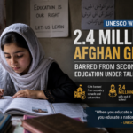 2.4 Million Afghan Girls Barred from Secondary Education