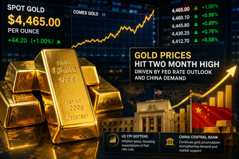 Gold Price Hits High Amid Easing Inflation Concerns and Strong Chinese Demand