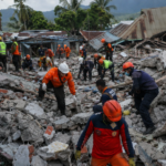 Rescuers Search for Survivors After Powerful 7.7 Earthquake Strikes Indonesia
