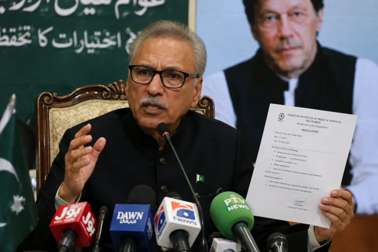 Imran Khan’s Health Condition Extremely Concerning,’ Says Former President Arif Alvi