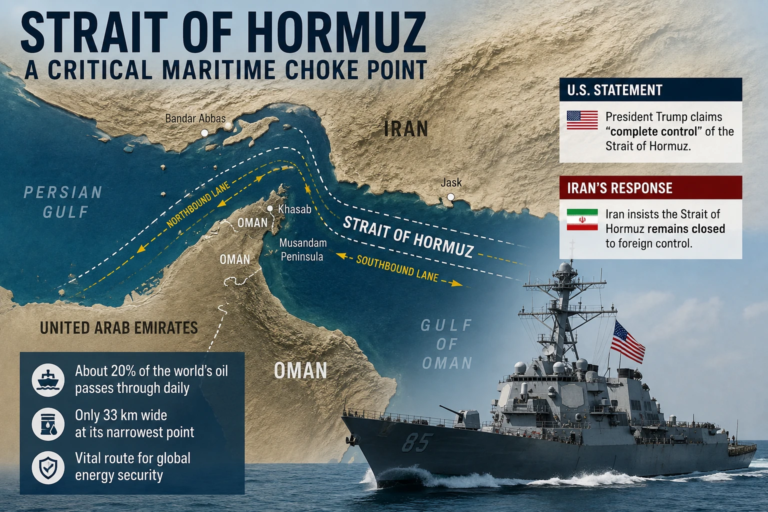 Trump Labels Strait of Hormuz ‘New U.S. Territory’ Amid Rising Tensions