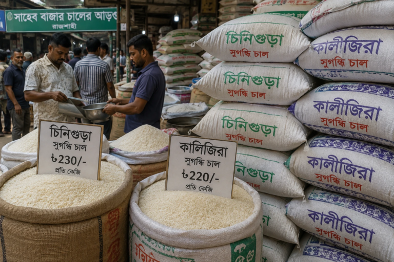 Aromatic Rice Prices Surge in Bangladesh, Nearly Doubling in Six Months