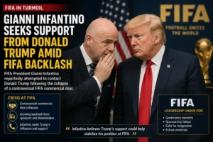 FIFA President Gianni Infantino and U.S. President Donald Trump