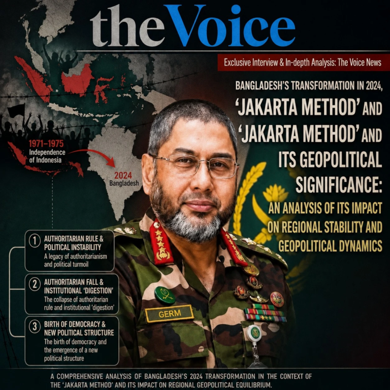Anatomy of Bangladesh’s Power Shift:  General Waker’s  Jakarta Method in 2024