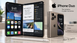 Apple Unveils First Foldable iPhone With Passport-Style Design