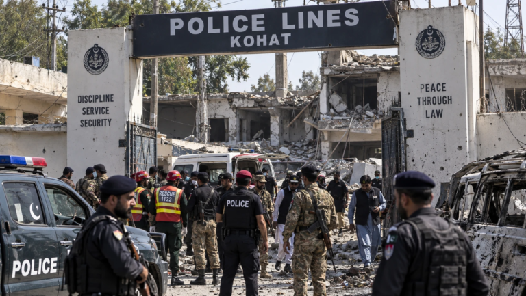 Suicide Bomb Attack at Pakistan Police Compound Kills 16
