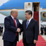 Trump Gives Rare Personal Welcome to Xi Jinping at US Air Base