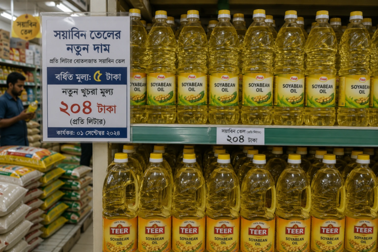 Bangladesh Government Approves Tk 5 Hike in Soybean Oil Prices