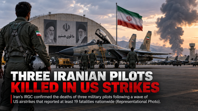 Three Iranian Pilots Killed in US Strikes