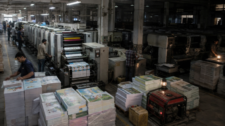 Bangladesh Textbook Printing Hit by Power Cuts, Raising Concerns Over 2027 Supply