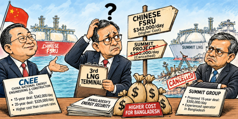Bangladesh Moves Toward Costlier Chinese LNG Terminal After Scrapping Summit Project