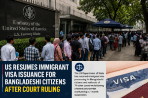 US Resumes Immigrant Visa Issuance for Bangladeshi Citizens After Court Ruling