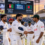 Poor Fielding Costs Bangladesh as Afghanistan Secure Memorable Draw