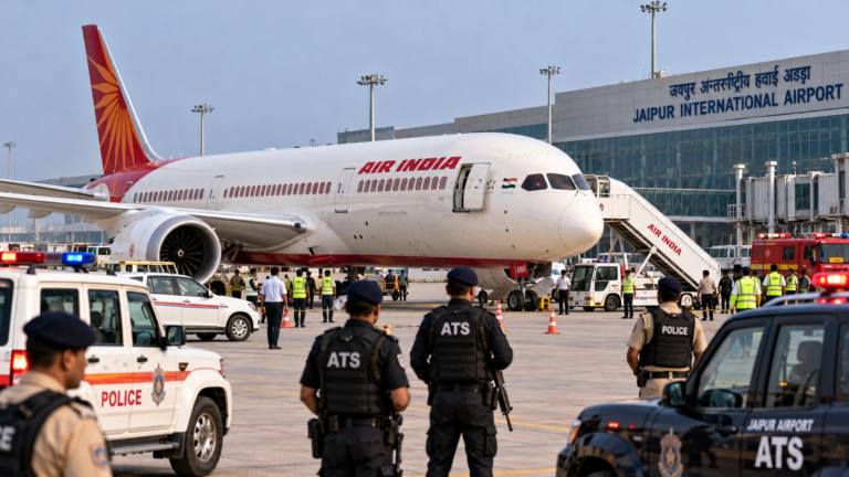 Air India Flight Makes Emergency Landing in Jaipur After Hijack Alert