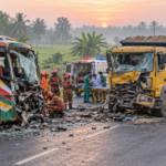 Death Toll in Bangladesh Bus-Truck Collision Rises to 14