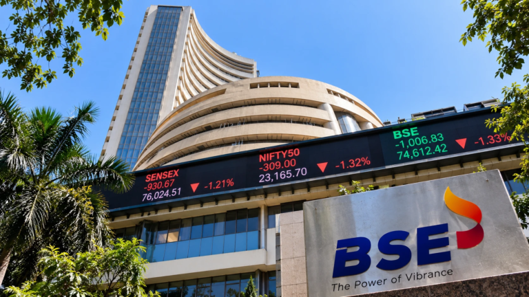 India’s Stock Market Loses Nearly ₹9 Trillion in Market Value