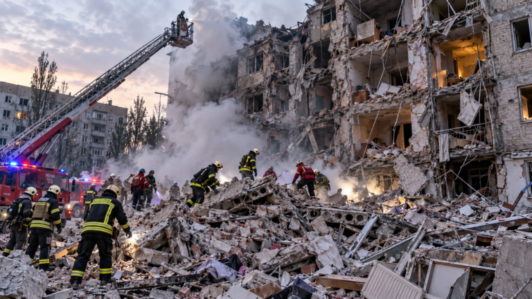 Russian overnight missile strikes kill 28 in Ukraine, including five children